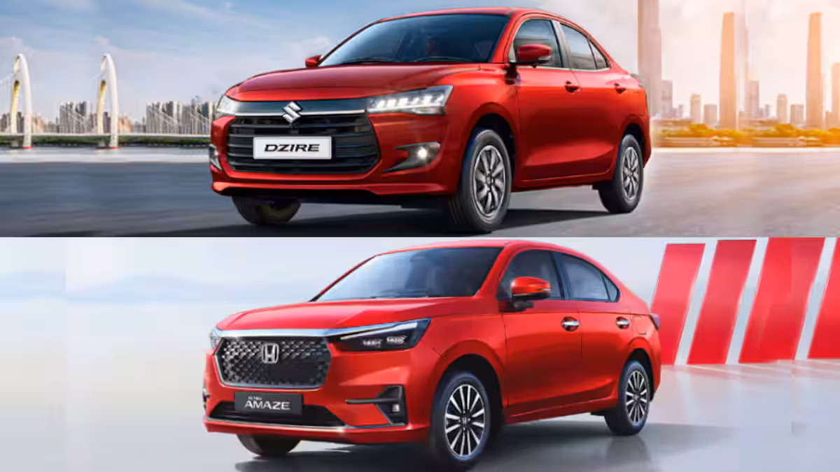 Honda Amaze vs Maruti Dzire
