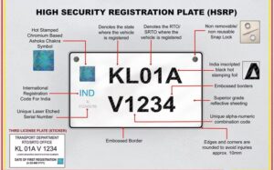 High Security Registration Plate