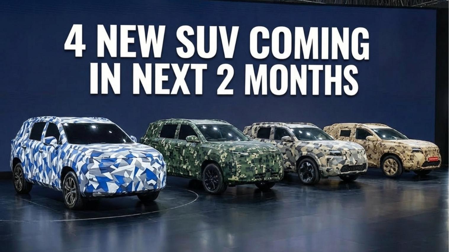 4 Brand-New SUVs Launching in India Over the Next Two Months – Specs, Prices & What to Expect | High Quality Images 4 Brand-New SUVs Launching in India Over the Next Two Months – Specs, Prices & What to Expect - Complete Specifications, Price & Review 2026