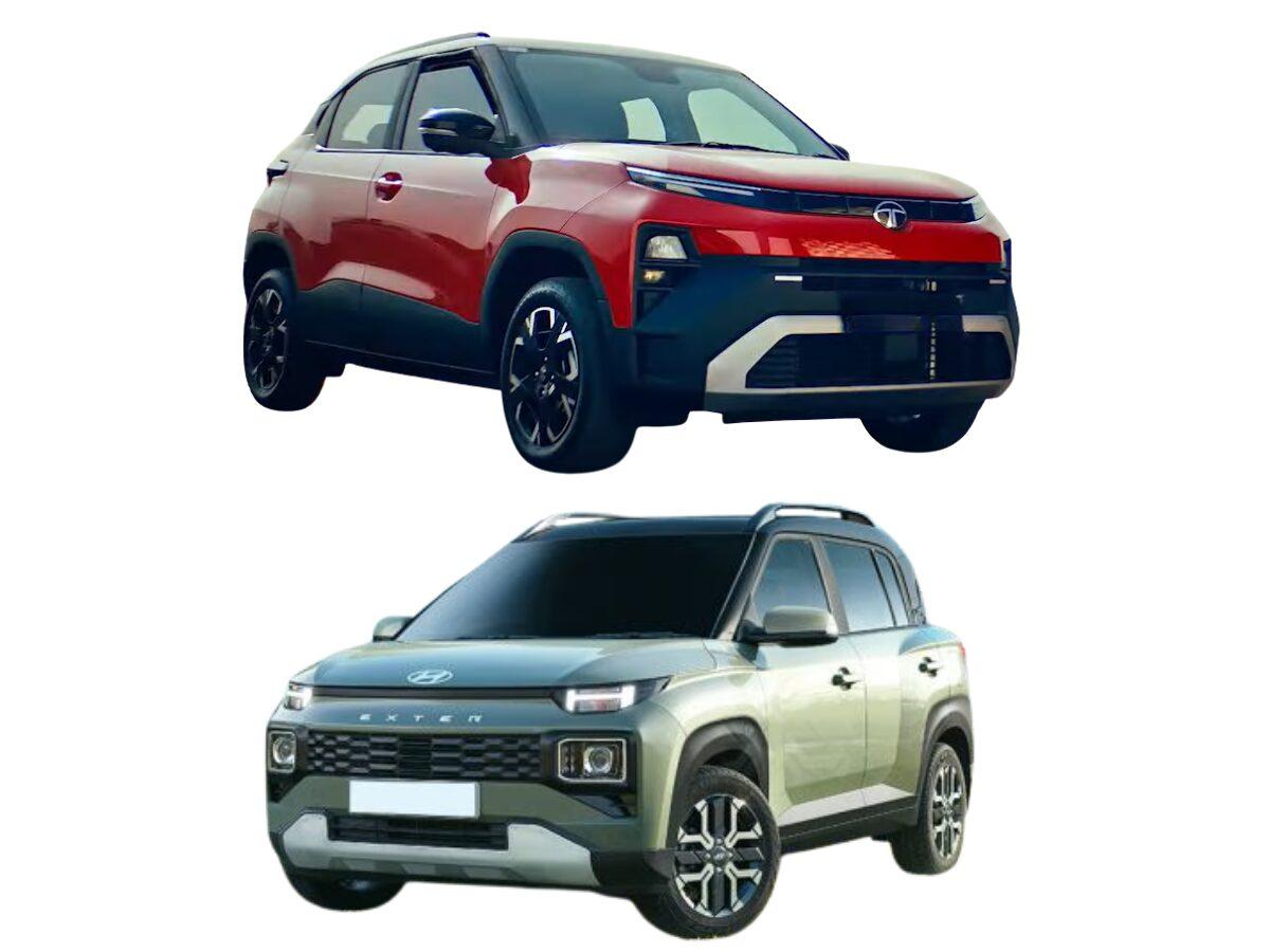 Tata Punch Facelift vs Hyundai Exter: Price, Design & Mileage Comparison | High Quality Images Tata Punch Facelift vs Hyundai Exter: Price, Design & Mileage Comparison - Complete Specifications, Price & Review 2026