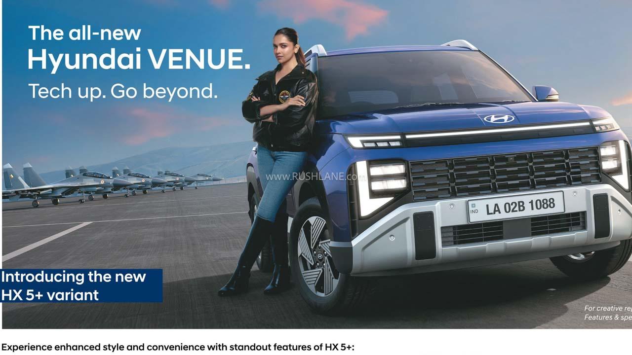 Hyundai Venue HX5+ Variant Launch Price Rs 10 Lakh – All New Features Explained | High Quality Images Hyundai Venue HX5+ Variant Launch Price Rs 10 Lakh – All New Features Explained - Complete Specifications, Price & Review 2026