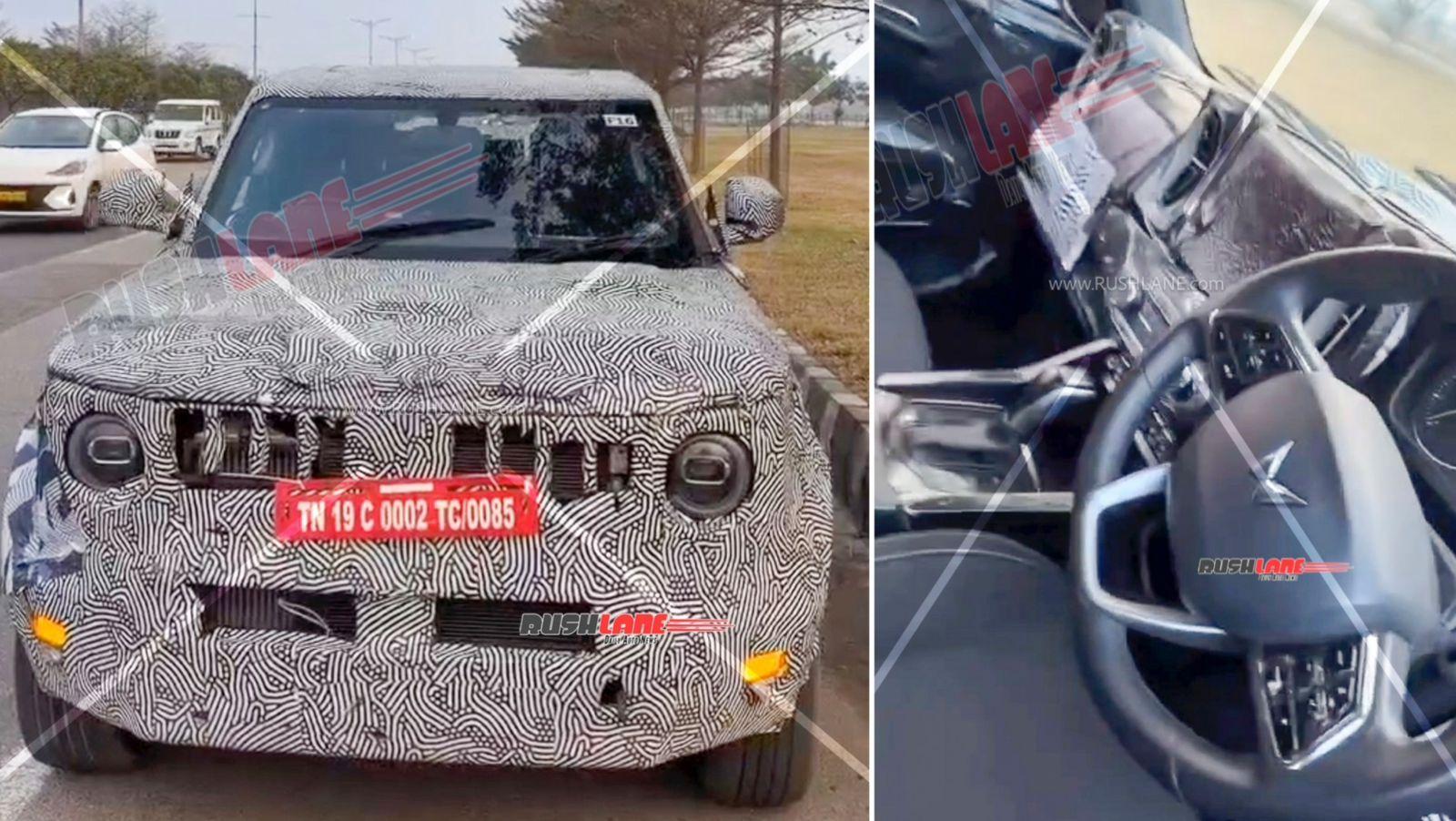 Mahindra Vision S Diesel Automatic Mid Variant Spied – Interiors, Panoramic Sunroof, Specs & Price - Complete Specifications, Price & Review 2026