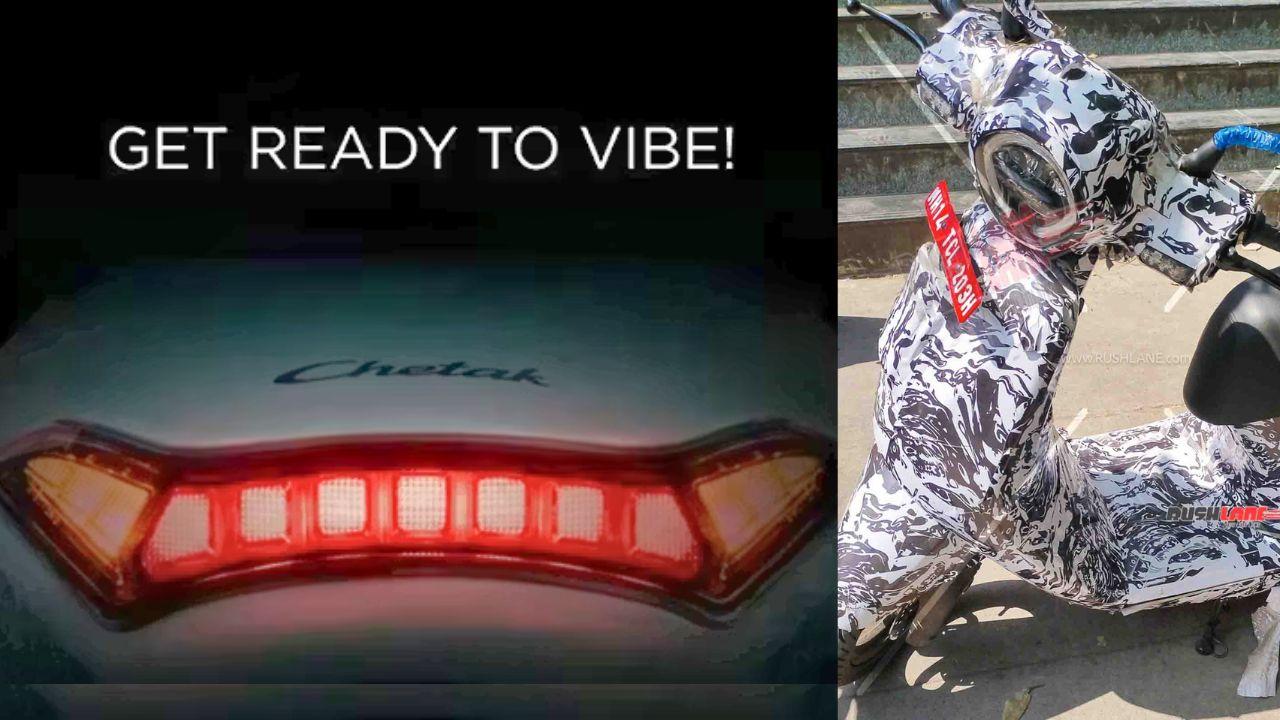 New Bajaj Chetak EV Launch Date Confirmed for January 14, 2025 – Tail Lights Teased | High Quality Images New Bajaj Chetak EV Launch Date Confirmed for January 14, 2025 – Tail Lights Teased - Complete Specifications, Price & Review 2026