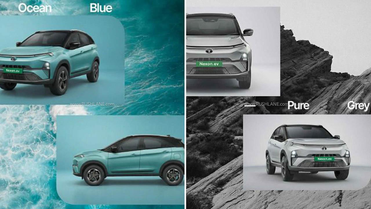 Tata Nexon EV Gets Two New Colours – Now Six Options Including Dark | High Quality Images Tata Nexon EV Gets Two New Colours – Now Six Options Including Dark - Complete Specifications, Price & Review 2026
